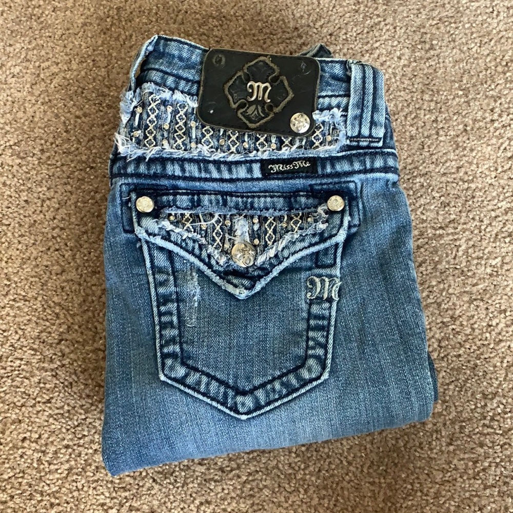 Bootcut Miss Me jeans. Size 26